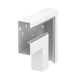 GS-AFF70170RW  Flat corner, for Rapid 80 channel, 70x170mm, pure white Steel