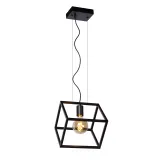 Lucide FABIAN - Pendant light - 1xE27 - Black