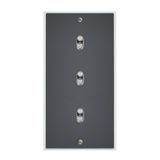 Art d'Arnould universe Memory three two-way switch or lever switch - crystal