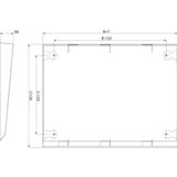 Spacial SF/SM canopy - 1200x400 mm