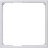 Adapter ring for centre plate 50 x 50 mm, S.1/B.3/B.7, p. white, matt,