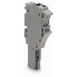 1-conductor female connector Push-in CAGE CLAMP® 4 mm² gray