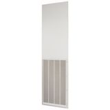 Rear wall ventilated, for HxW = 1600 x 800mm, IP42, grey