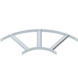 SLB 90 62 400 FT 90° bend with trapezoidal rung B410mm
