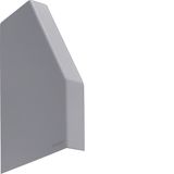 endcap pair overlapping for spreader box trunking 110x80mm stone grey