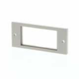 Flush mounting adapter for H7E, panel cut-out 45.3 x 26 mm