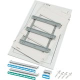 Hollow-wall-mounting expansion kit with screw terminal, 3-rows, form of delivery for projects