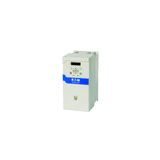 Variable frequency drive, 230 V AC, 3-phase, 25 A, 5.5 kW, IP20/NEMA0, Radio interference suppression filter, 7-digital display assembly, Setpoint pot