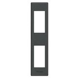 LL - COVER PLATE FOR RAIL 1+1P ANTHRACITE
