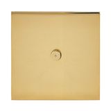 Art d'Arnould univers Epure illuminated push button with round button 2A - mirror gold