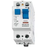 Residual current circuit breaker 40A, 2-p,100mA,type AC,6kA