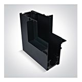 Vertical recessed corner for series VIGO II MAXI, black