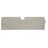Partition plate (terminal), End and intermediate plate, 87 mm x 27.2 m
