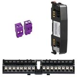 4 pin relay output jumper - pack of 10. Connects 4 relay commons.