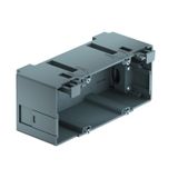 BRK GD 2CEE gr  Double instrument box for SIGNA BASE/SIGNA STYLE channels, 160x68x67, blue-grey Polyamide