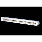 E-DAT C6 24x8(8) 1RU LSA Cat.6 patch panel