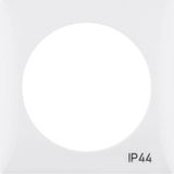 Integro Flow-Frame with Imprint 'IP44' Polar White Glossy