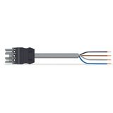 pre-assembled connecting cable;Eca;Socket/open-ended;gray