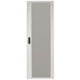 Glass door, for HxW=1760x600mm, Clip-down handle, white