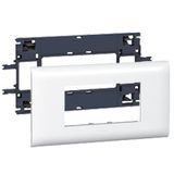 Mosaic support - for adaptable DLP cover depth 85 mm - 4 modules