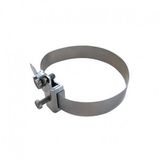 ="Earthing strap clamp for pipe diameter 1" or 1 3/4""
