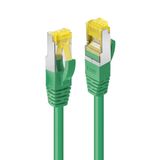 3m RJ45 S/FTP LSZH Network Cable, Green Cat.6A Plug, Cat.7 raw cable