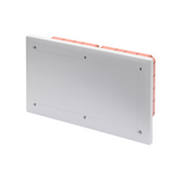 MODULAR JUNCTION AND CONNECTION BOX - FLUSH-MOUNTING - WATERTIGHT - DIMENSIONS 308X169X70 - SHOCKPROOF LID - IP55 - GREY RAL7035