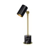 BRANDON Desk Lamp E14/40W Black/Brass