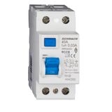 Residual Current Circuit Breaker 10kA, 40A, 2-pole, 30mA