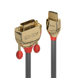 0.5m HDMI to DVI-D Cable, Gold Line HDMI Male to DVI-D Single Link Male