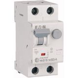 RCD/MCB combination, 16 A, 30 mA, MCB trip characteristic: B, 1p+N, RCD trip characteristic: A