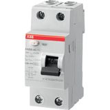 FH202 A-40/0.03 Residual Current Circuit Breaker 2P A type 30 mA