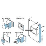 Actuator diaphragm with frame and s...