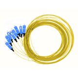 FO Pigtail SC, 9/125æm OS2, 2.0m, Easy Strip, yellow,4pcs