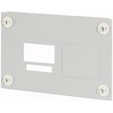Front plate multiple mounting NZM1, vertical, HxW=200x400mm