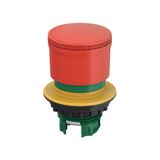 Emergency stop/emergency switching off pushbutton, RMQ-Titan, Mushroom-shaped, Pull-to-release function