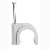 Cable clip Fixfor - for concrete materials - for cable Ø 8 mm - grey