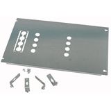 Mounting plate, +mounting kit, for NZM2, horizontal, 3p, HxW=200x425mm