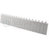 Blanking plate 18 modules - separable into modules or 1/2 modules - white