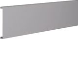 slotted trunking lid from PVC for BA7 width 100mm stone grey