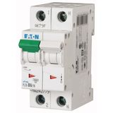 Miniature circuit breaker (MCB), 6 A, 1p+N, characteristic: C