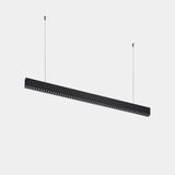 Lineal lighting system Infinite Slim Continuidad Pendant 1120mm 28.7 3000K CRI 90 DALI-2/PUSH Black IP40 3481lm