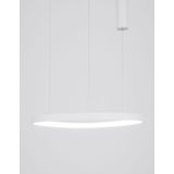 Triac Dimmable Sandy White Aluminium  &Acrylic  LED 47 Watt 230 Volt   3340Lm 3000K IP20  D: 65 H: 150 cm Adjustable Height