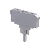 BOUCHON BNSV62, COMPONENT PLUGS, GREY, DIN RAIL MOUNT