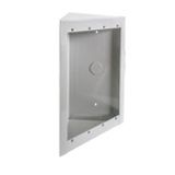 2x2 corner surface mount box, light grey
