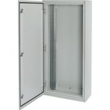 Surface-mounted installation distribution board with double-bit lock, IP55, HxWxD=1060x1000x270mm, white