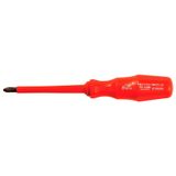 Electrician's screw driver VDE-PH-size 1x80mm, insulated