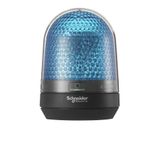 Harmony XVR, Illuminated beacon without buzzer, blue, 100mm, integral LED, 100...230V AC