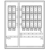 Mehrfach Hausanschlussk. STW Mš, 2EW-5HA, 1200x1000x350mm