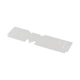 Vertical partition, 1-row flush-mounting (hollow-wall) compact distribution boards